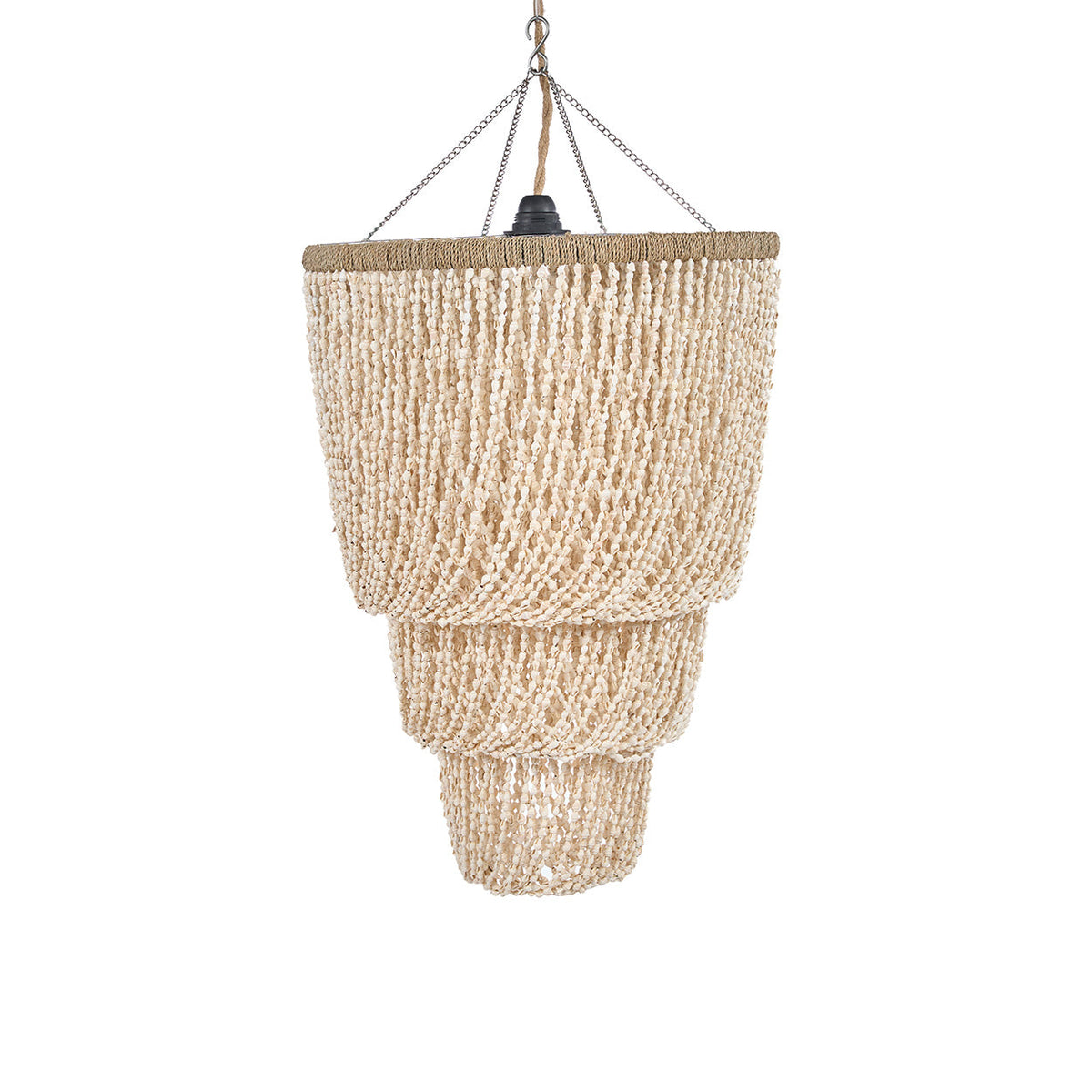 THE LAGOON SHELL CHANDELIER - Natural L