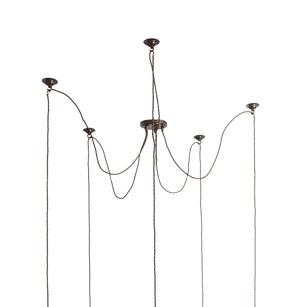 PRAIA - Cage Pendant Cluster, Five Light