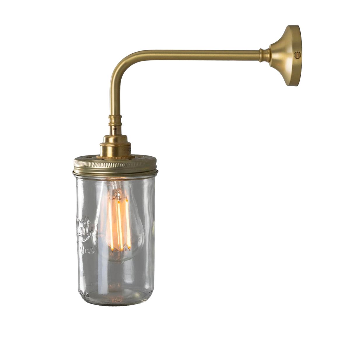 JAM JAR - Vintage Glass Wall Light
