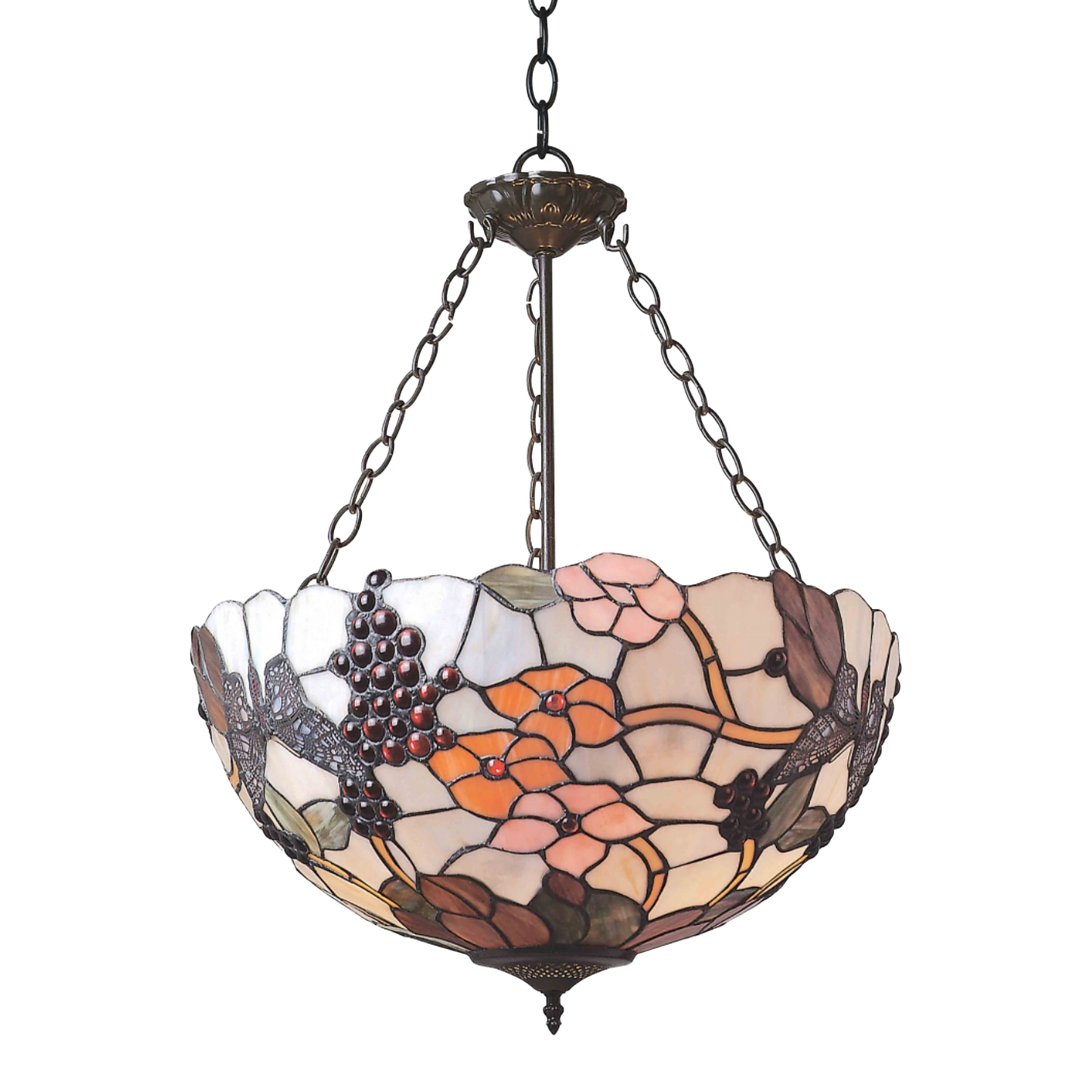 VINGÅRD Tiffany Taklampa Uppljus. Diam 47cm