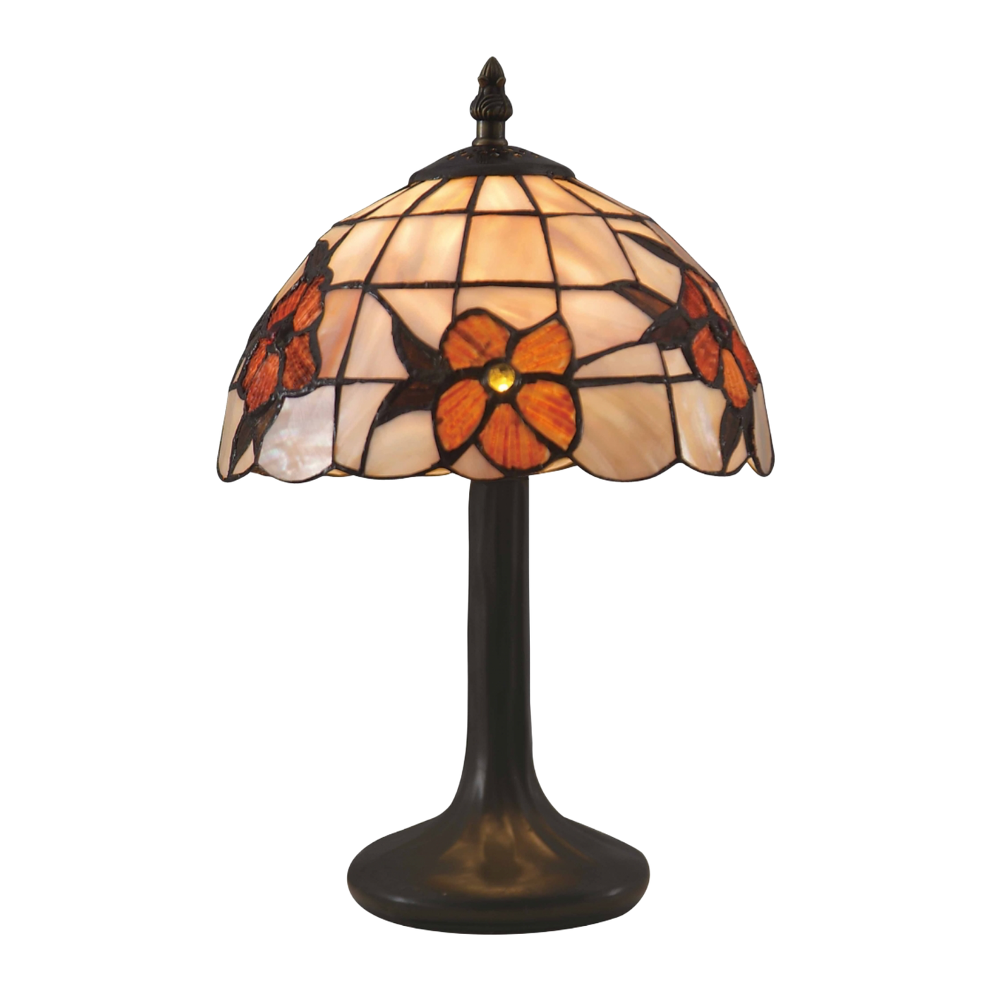SNÄCKSKAL Tiffany Bordlampa. H:36cm