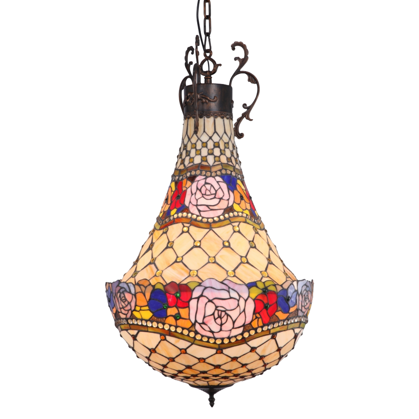 GRAND A Tiffany Taklampa. Diam 51cm
