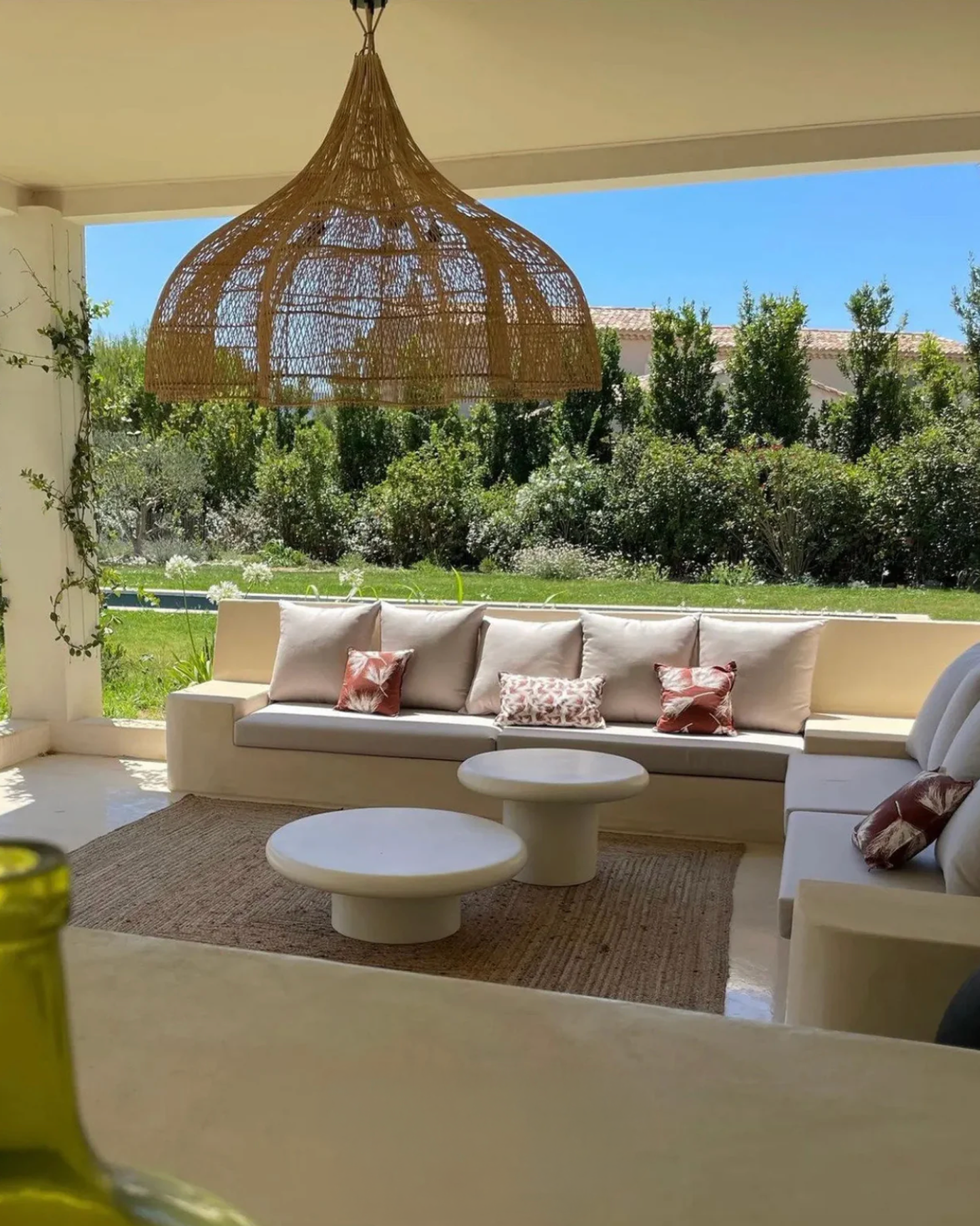 THE WHIPPED PENDANT - Natural XL (Diam 110cm)
