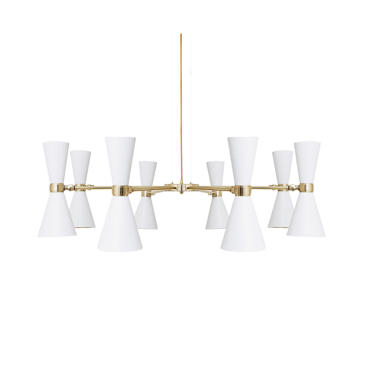 CAIRO - Mid-Century Chandelier, Eight-Arm