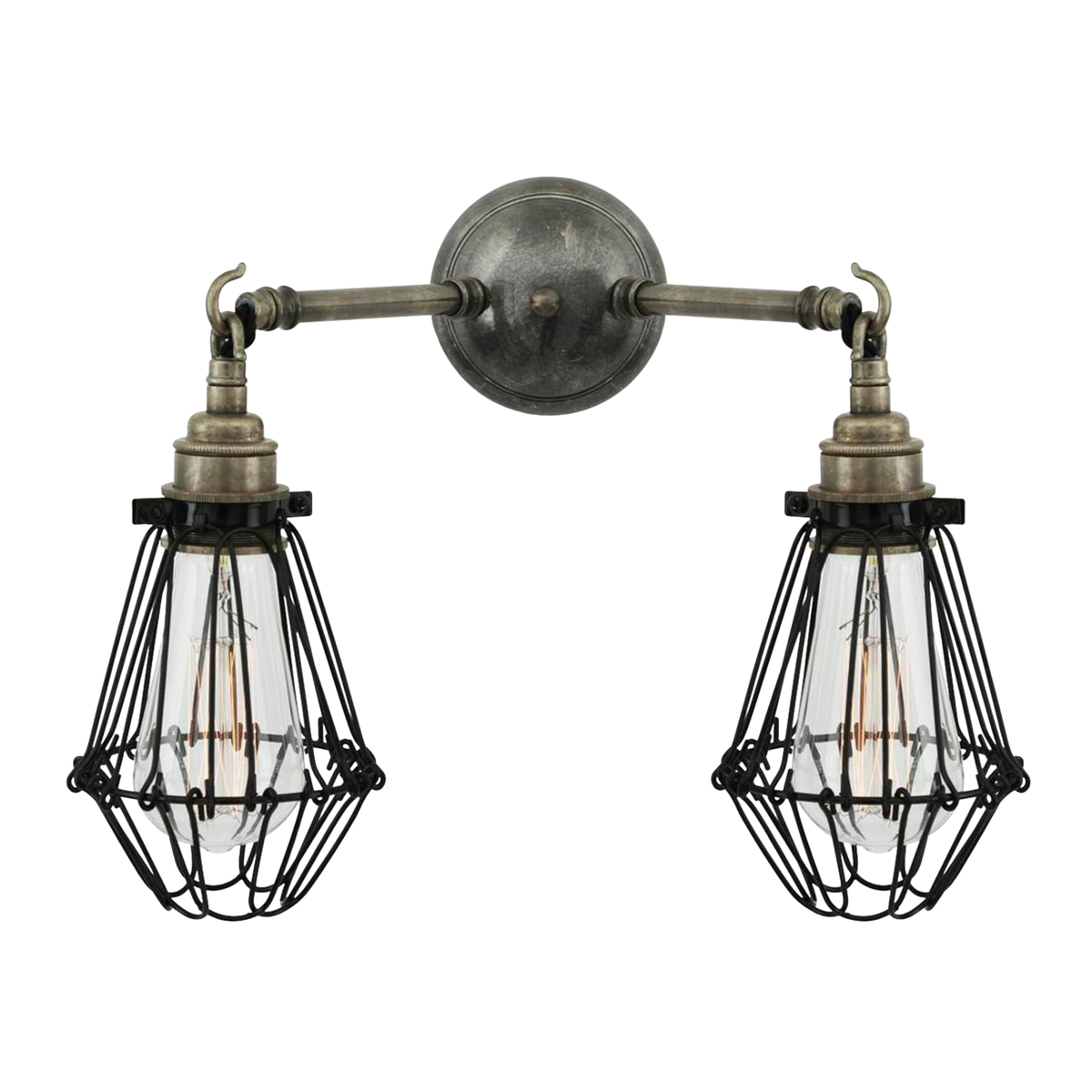 RIGO - Double Cage Vintage Wall Light