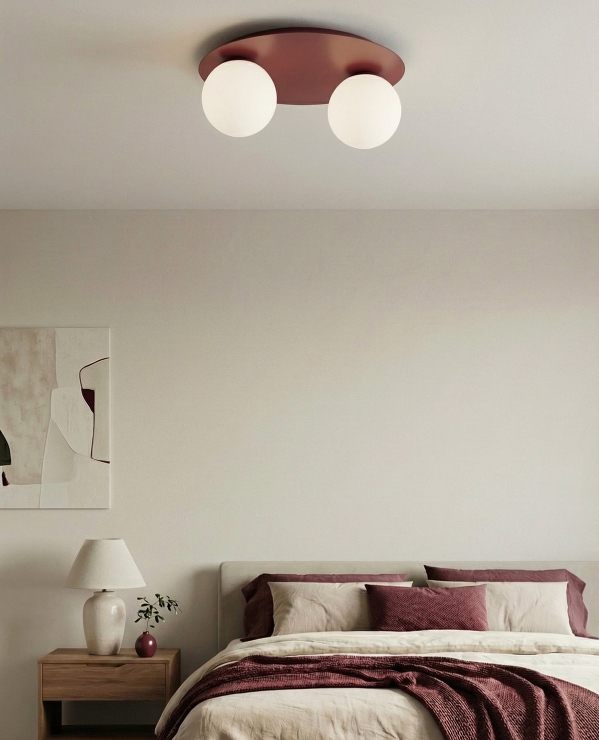 TAKLAMPA SOLAR 2 - Burgundy Opal