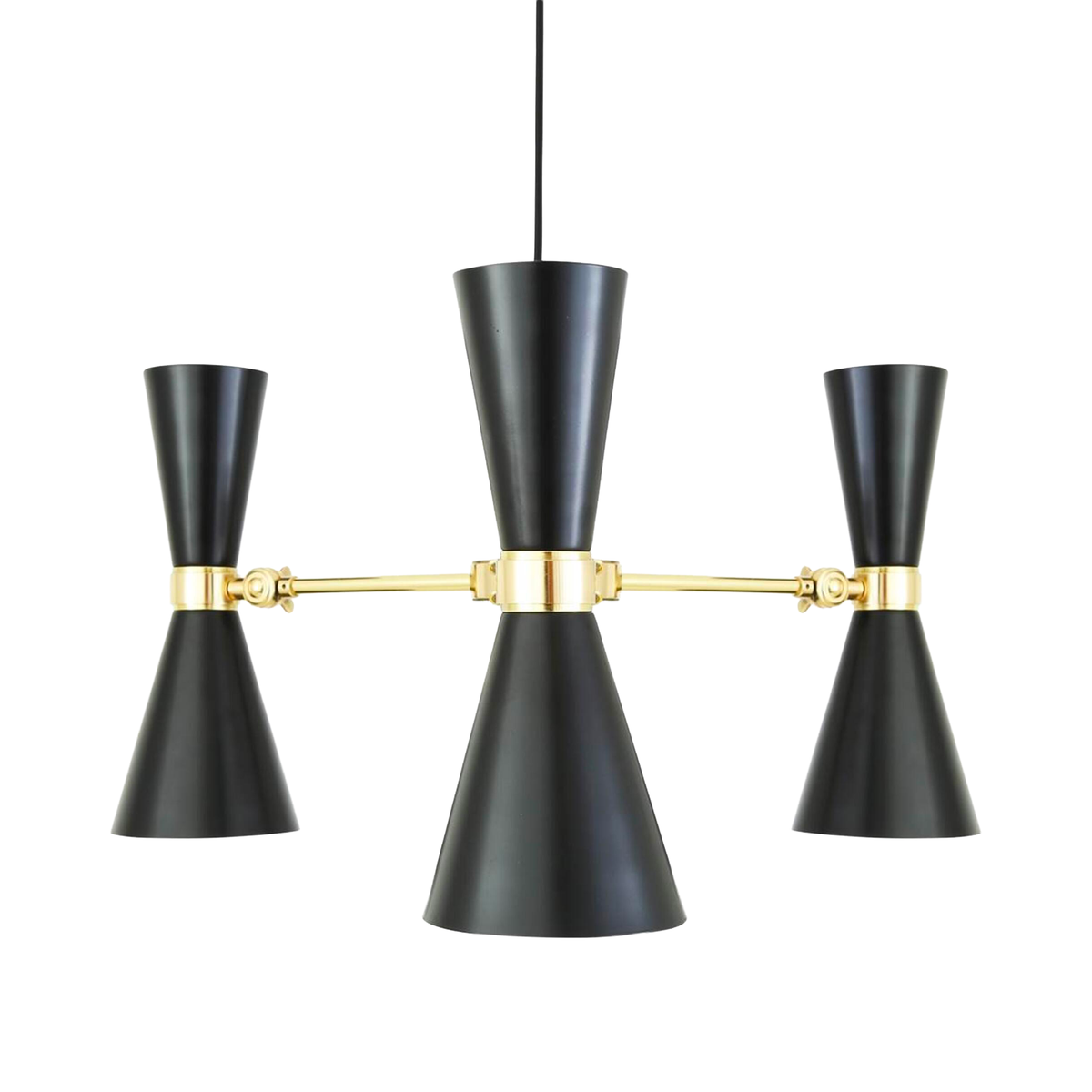 CAIRO - Mid-Century Chandelier, Three-Arm
