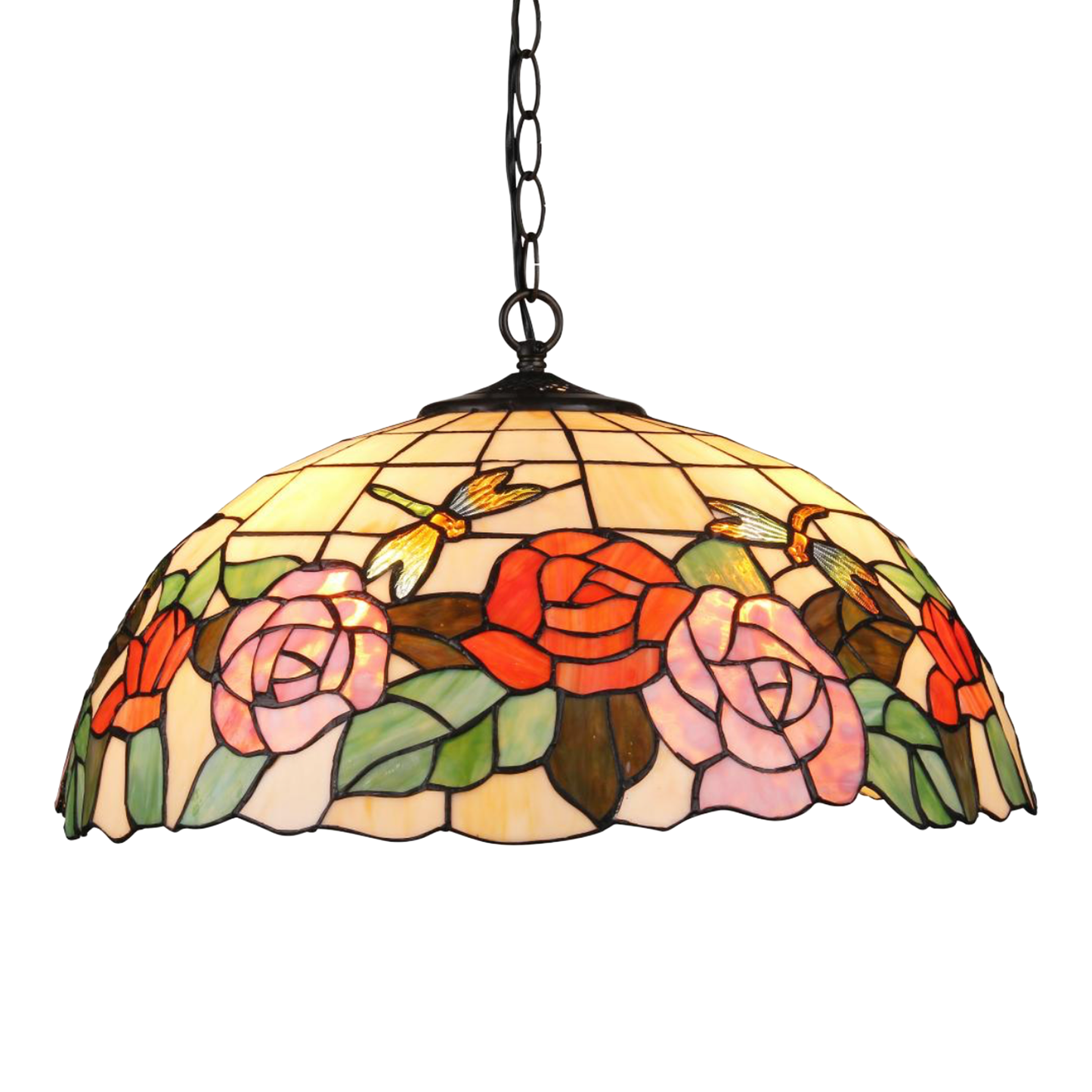 ROSOR Tiffany Taklampa. Diam 41cm