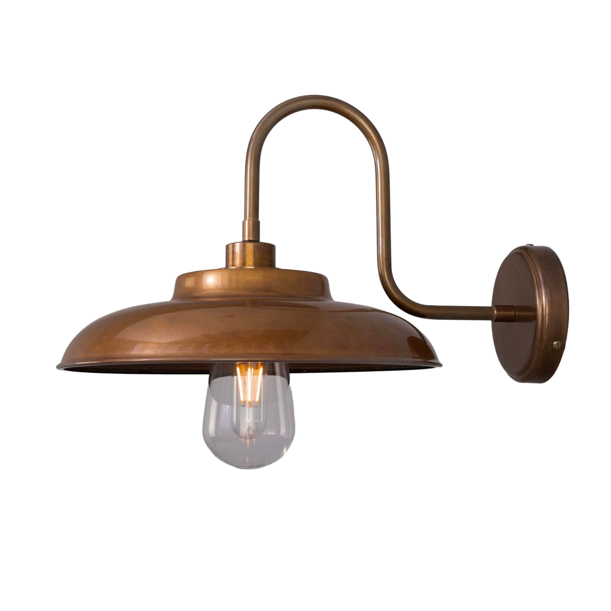 DARYA - Swan Neck Bathroom Wall Light 32cm IP65