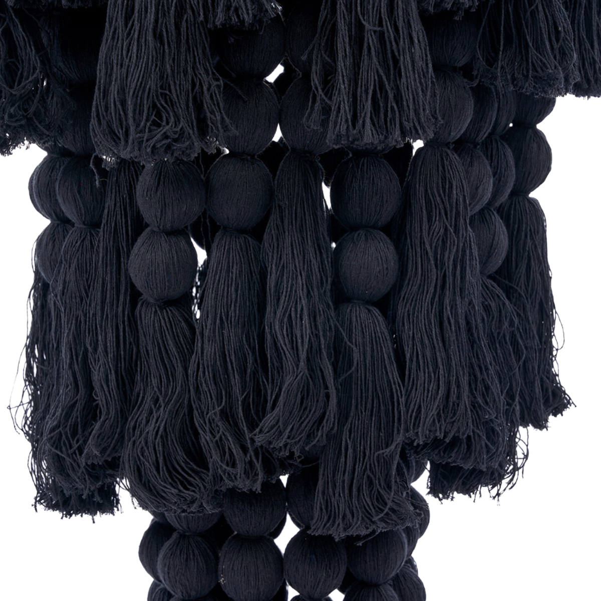 THE NOMAD COTTON CHANDELIER - Black XL