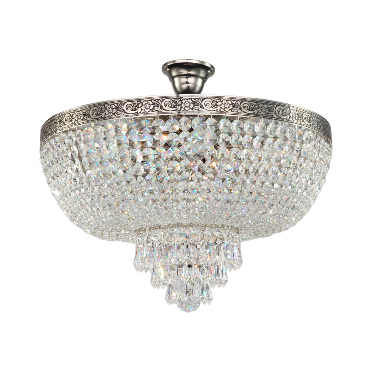 QUEEN PLAFOND - Nickel D50xH44