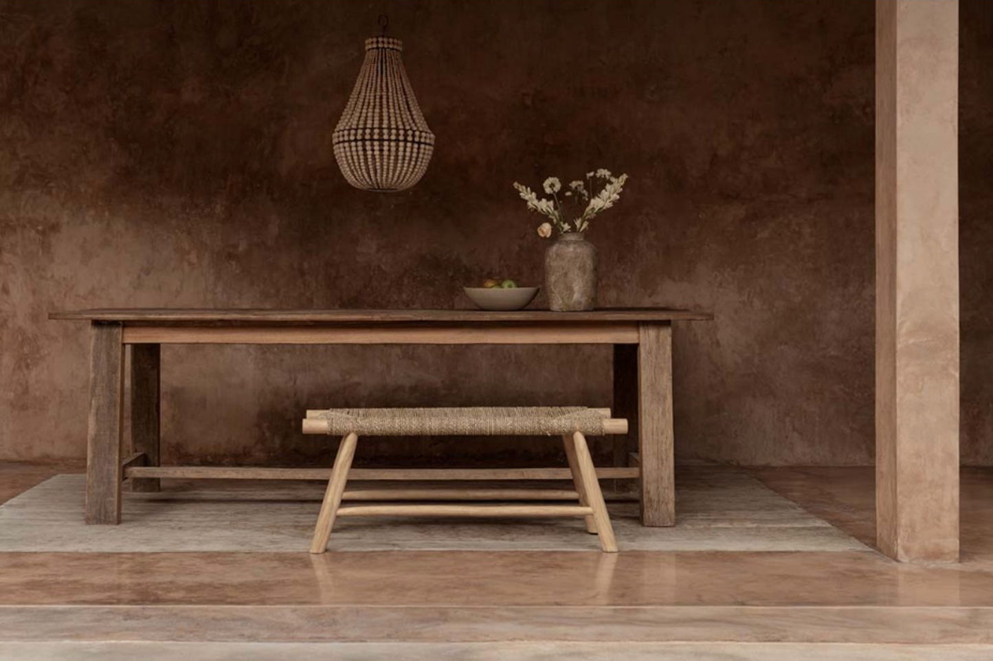 THE TEARDROP CHANDELIER - Natural M