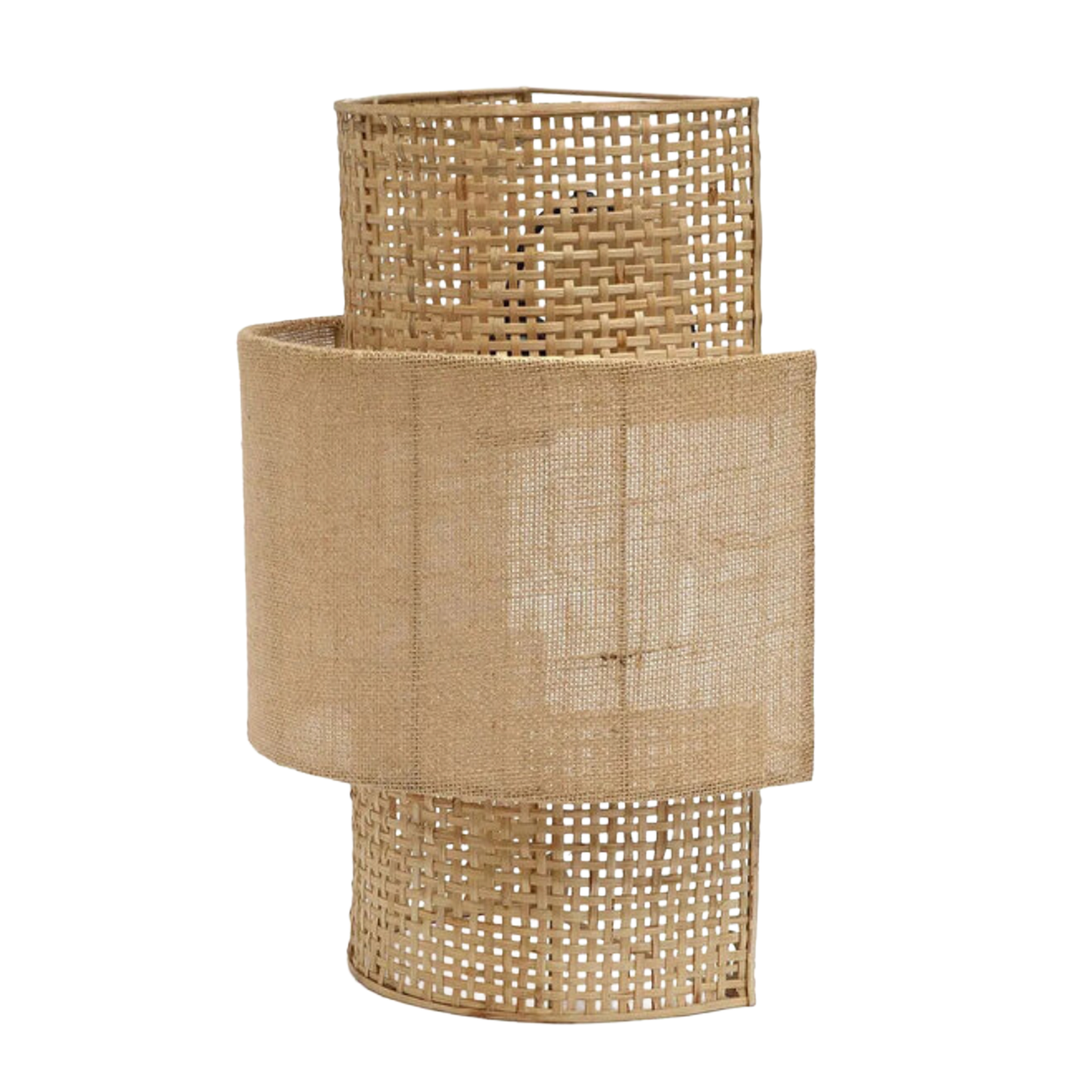 THE BOLLY JUTE WALL LAMP - Natural M