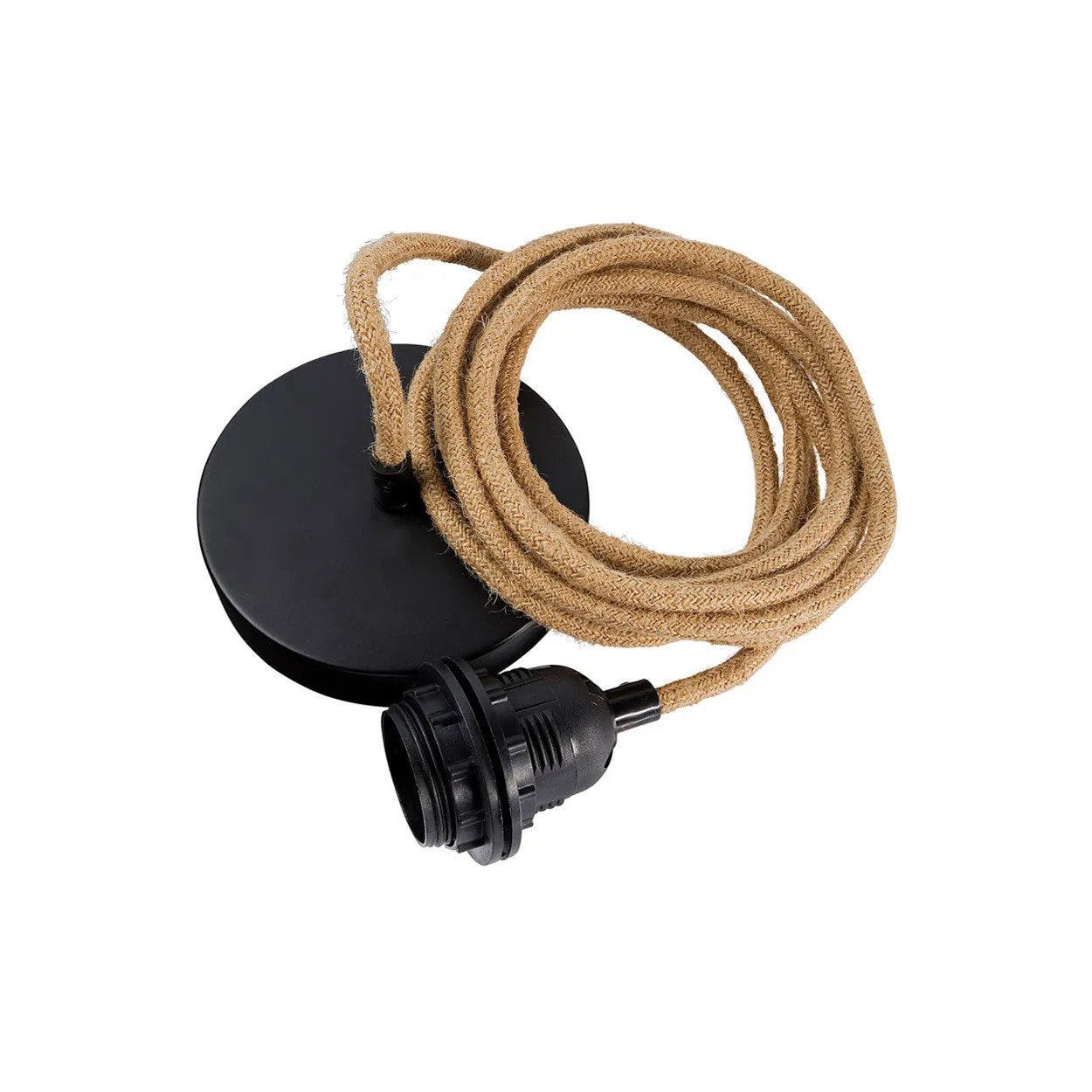 FITTING LAMPS CEILING- Natural Black 1 Fitting