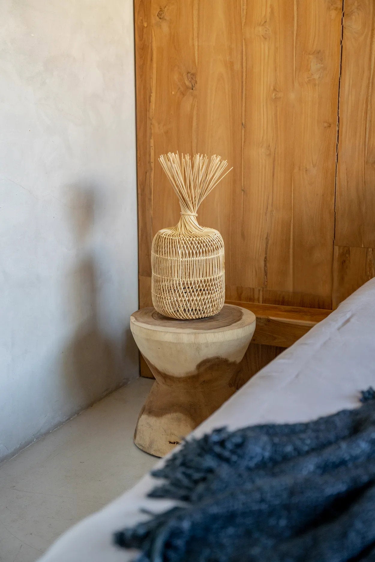 THE DUMPLING FLOOR LAMP - Pendant Natural S