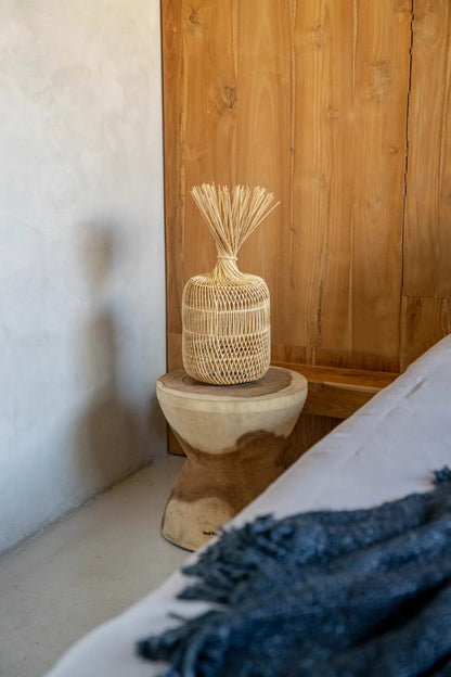 THE DUMPLING FLOOR LAMP - Pendant Natural S