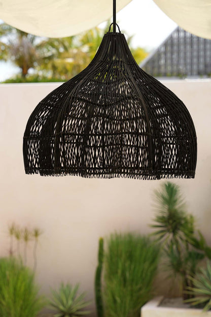 THE WHIPPED PENDANT - Black M (Diam: 60cm)