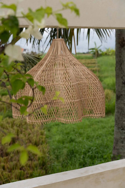 THE WHIPPED PENDANT - Natural M (Diam 60cm)