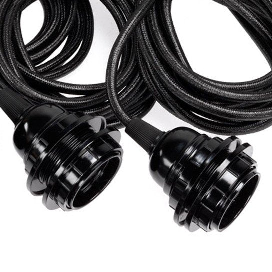 FITTING LAMPS CEILING - Black 3 Fittings