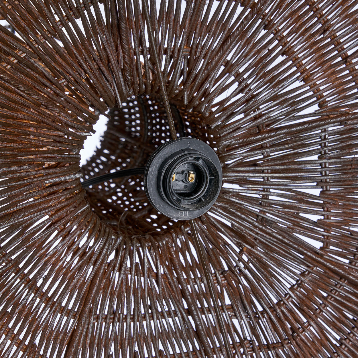 THE DOME PENDANT - Dark Walnut XL
