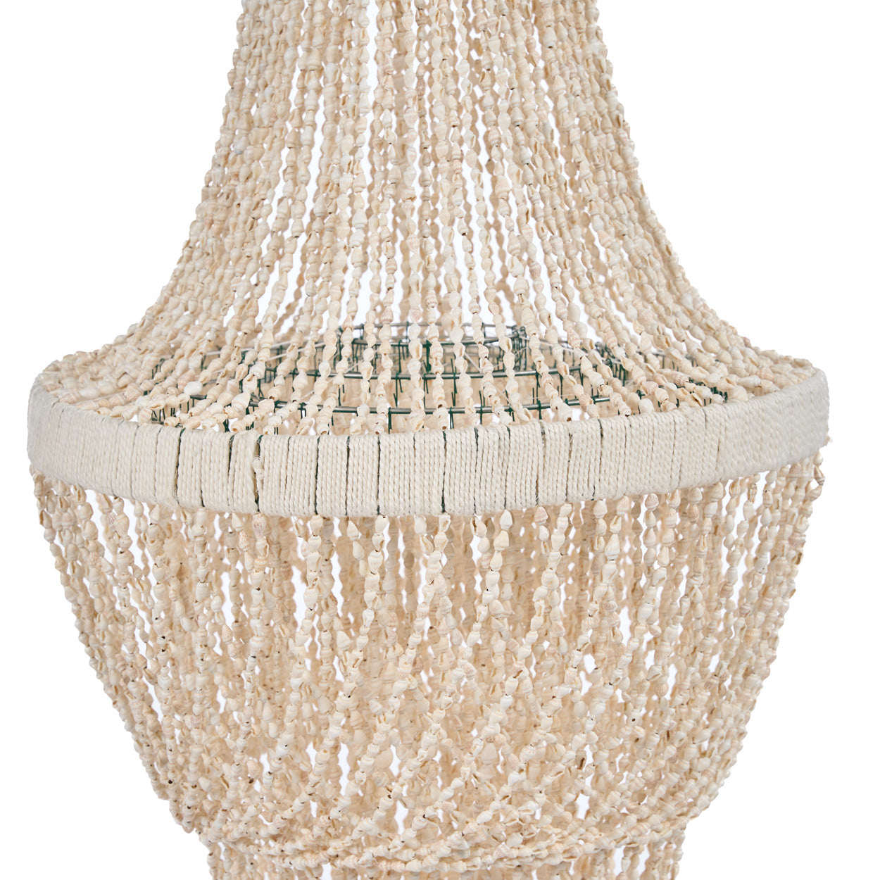 THE OCEAN TOWER SHELL CHANDELIER - Natural L