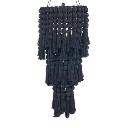 THE NOMAD COTTON CHANDELIER - Black XL