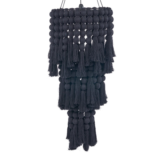 THE NOMAD COTTON CHANDELIER - Black XL