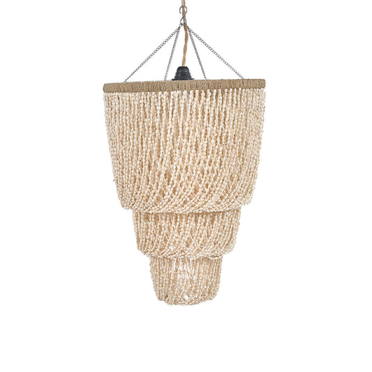 THE LAGOON SHELL CHANDELIER - Natural L