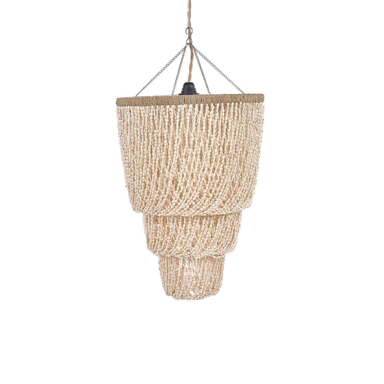 THE LAGOON SHELL CHANDELIER - Natural M