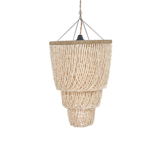 THE LAGOON SHELL CHANDELIER - Natural M