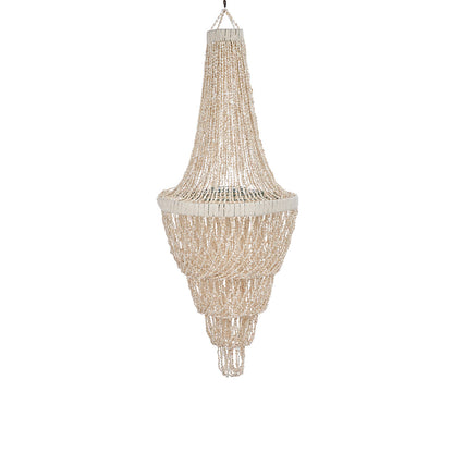 THE OCEAN TOWER SHELL CHANDELIER - Natural L