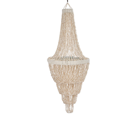THE OCEAN TOWER SHELL CHANDELIER - Natural L