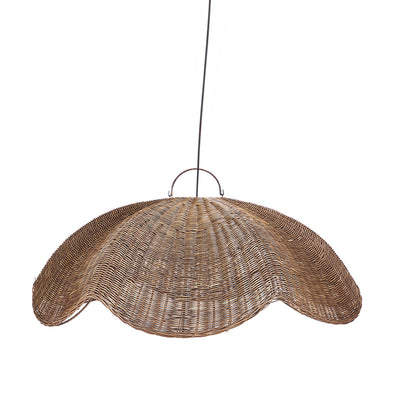THE WAVE PENDANT - Dark Walnut L