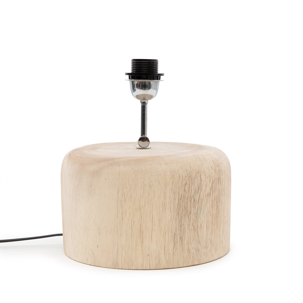 THE TEAK WOOD TABLE LAMP BASE - Natural