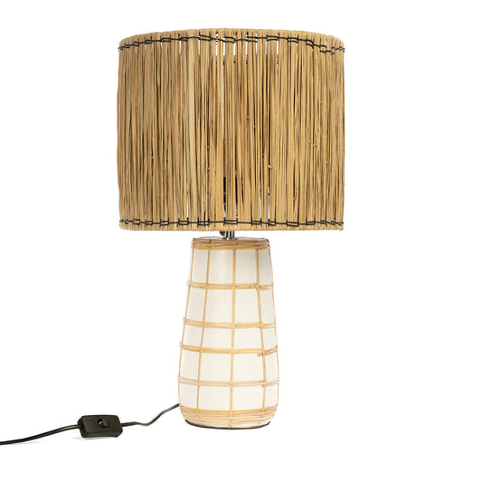 THE MOLOKAI TABLE LAMP - White Natural