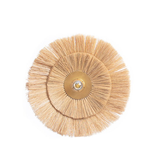 THE DOUBLE TROUBLE WALL LAMP - Natural Gold M