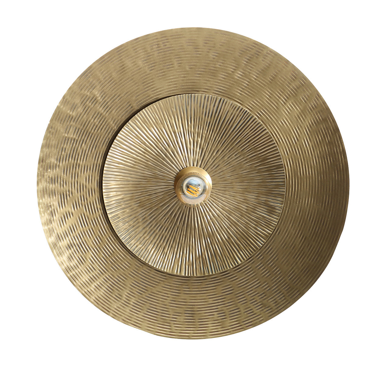 THE DOUBLE FULL MOON WALL LAMP - Brass M
