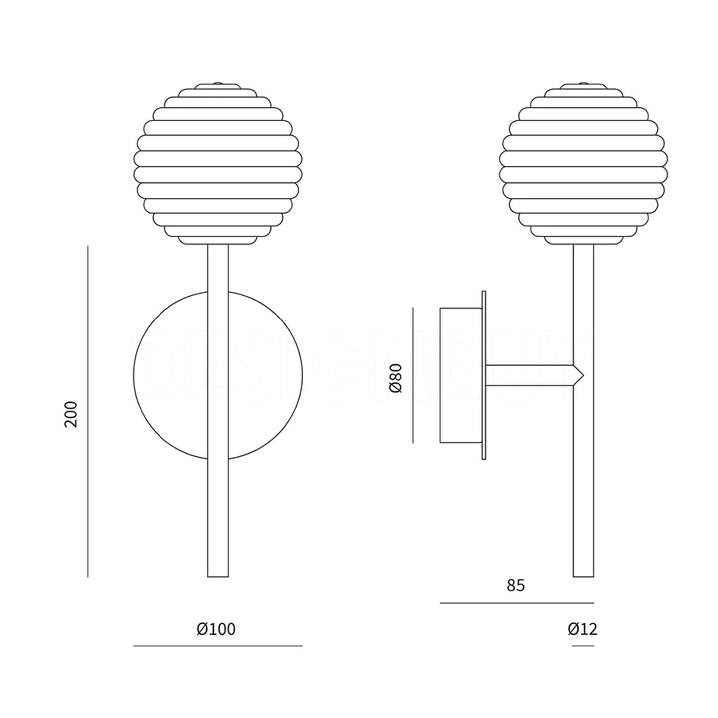 DOUL - Vägglampa