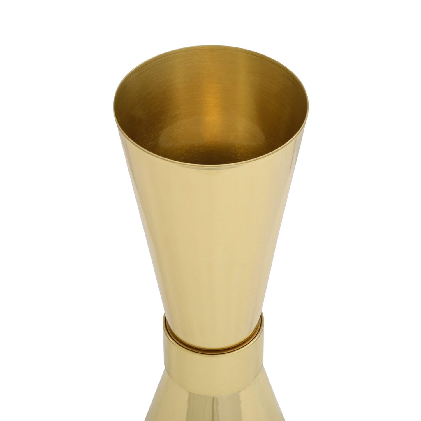 AMIAS - Mid Century Double Brass Cone Wall Light