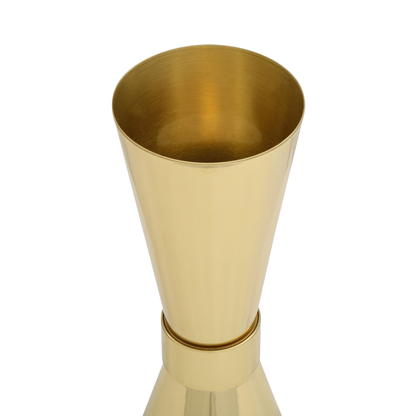 AMIAS - Mid Century Double Brass Cone Wall Light