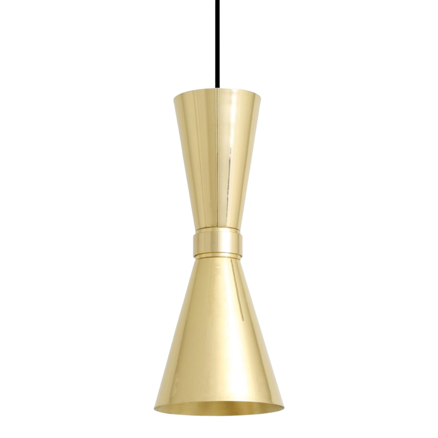 AMIAS - Mid Century Brass Pendant Light