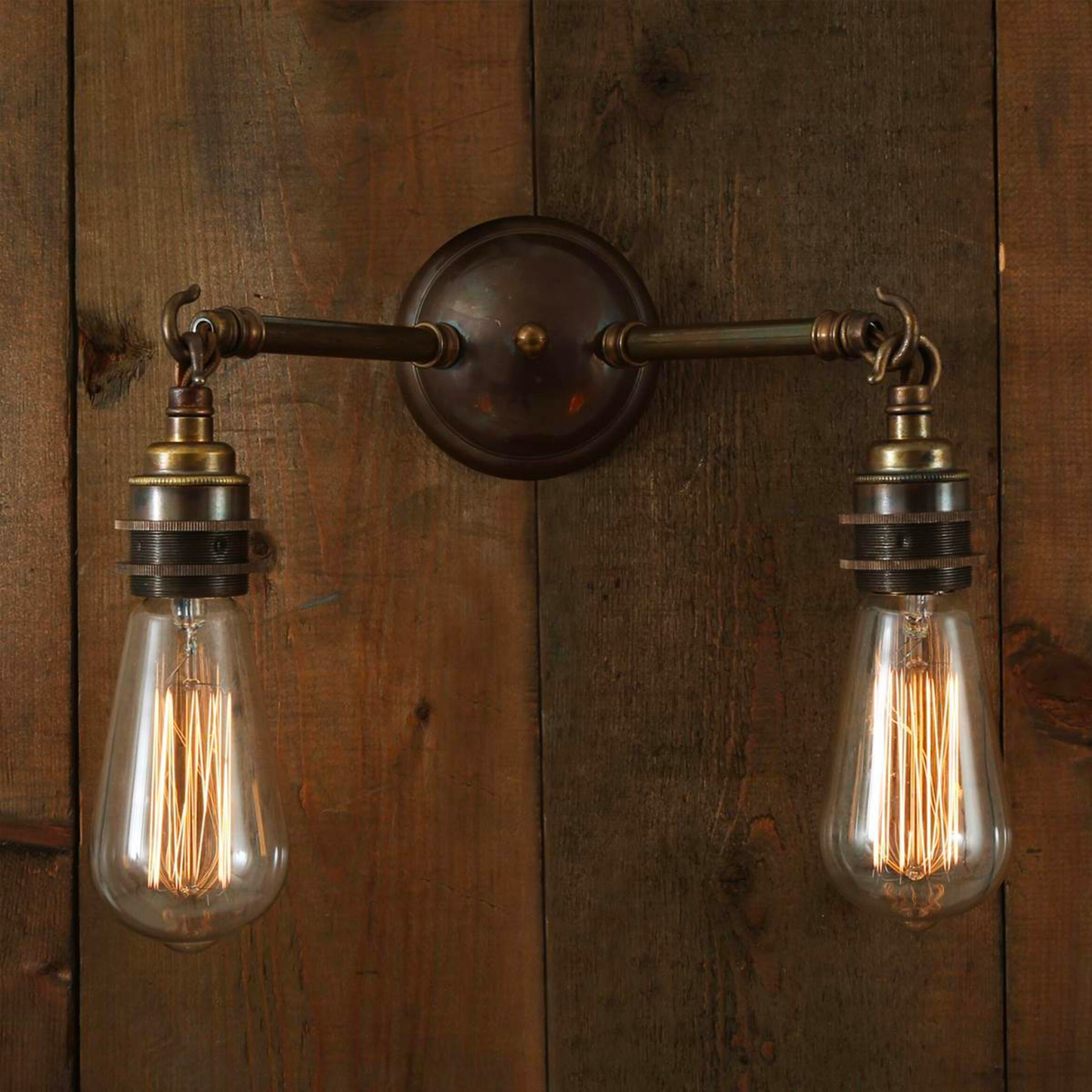 ARRIGO - Double Bare Bulb Wall Light