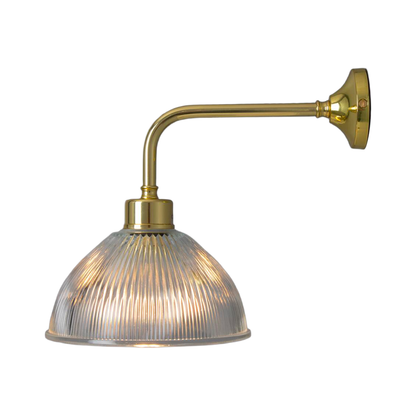 DHAKA - Vintage Prismatic Glass Dome Wall Light 19.5cm