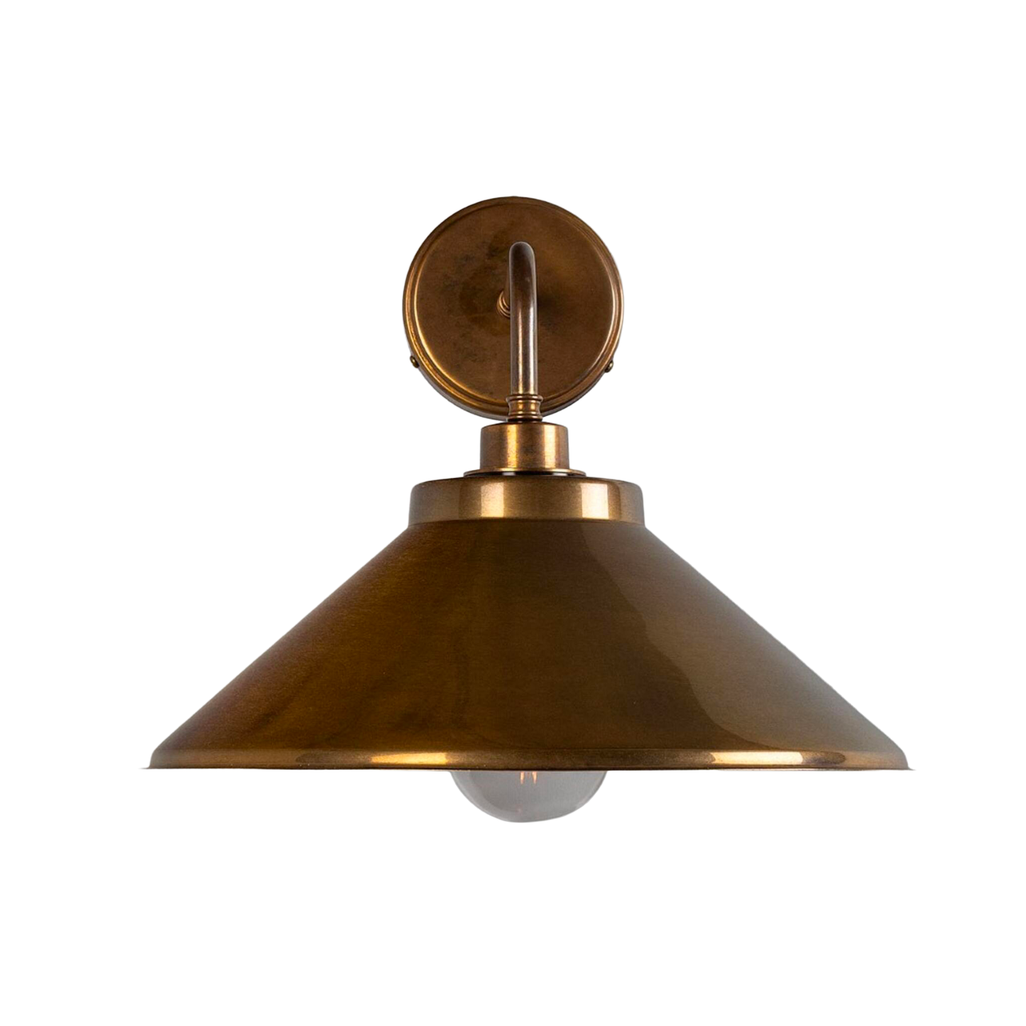 NERISSA -  Brass Bathroom Wall Light 37.5cm IP65