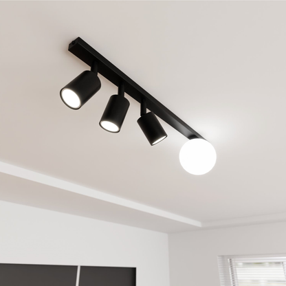 TAKLAMPA BASTER 4 - Spotlights med glob