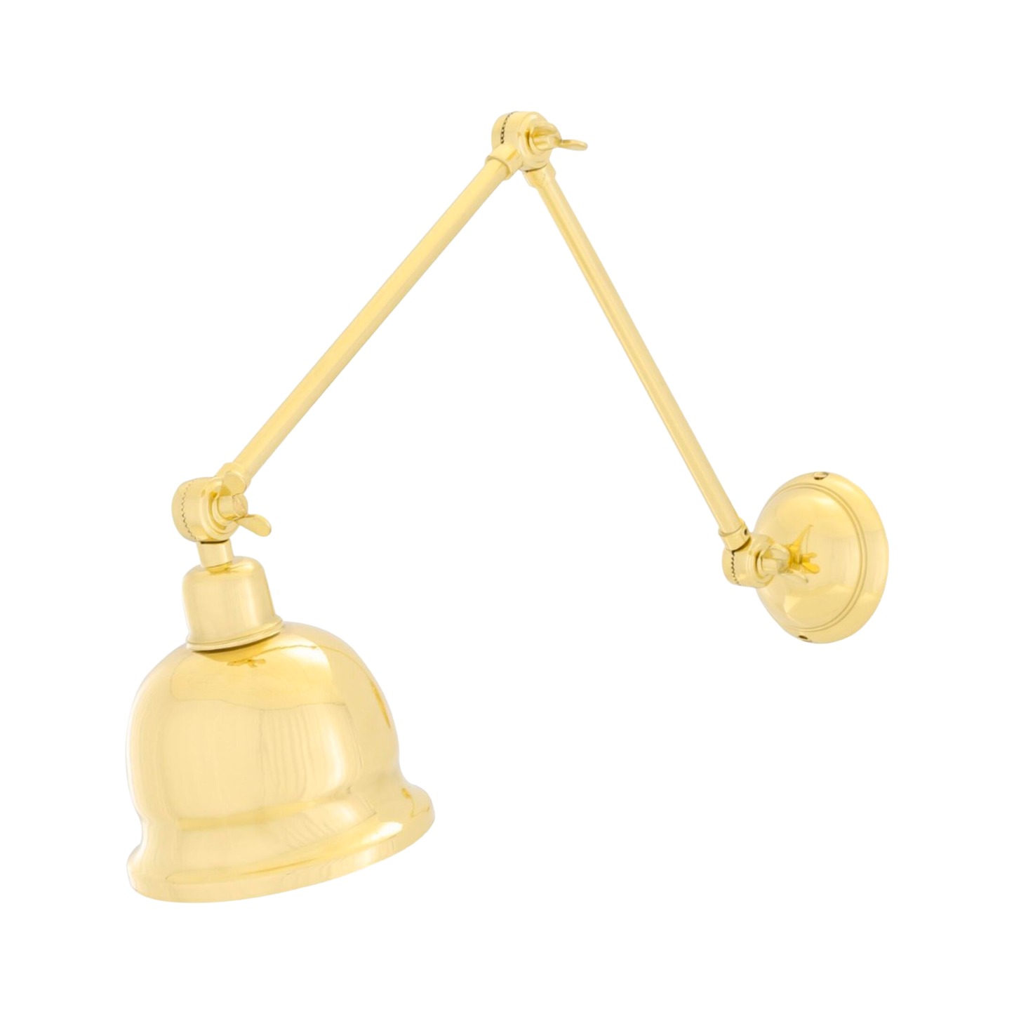DALE - Vintage Adjustable Brass Picture Light