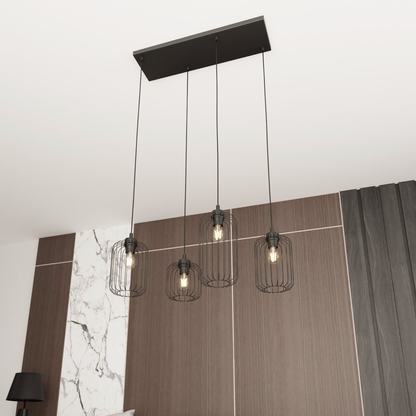 VANDER 4 - Pendel Taklampa Rektangulär 60cm