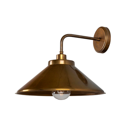 NERISSA -  Brass Bathroom Wall Light 37.5cm IP65