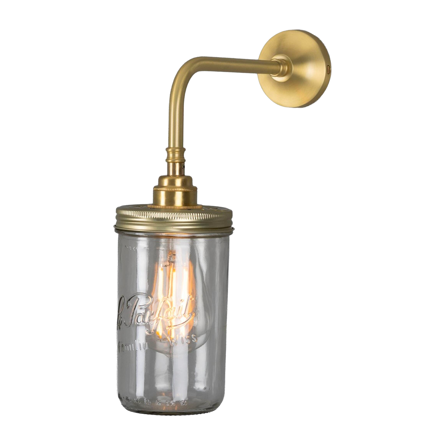 JAM JAR - Vintage Glass Wall Light