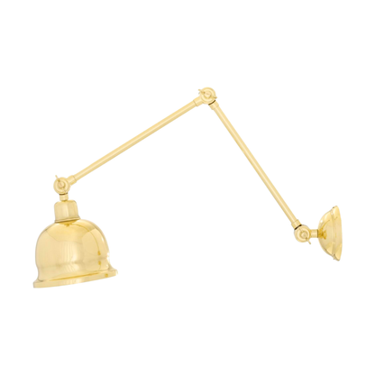 DALE - Vintage Adjustable Brass Picture Light